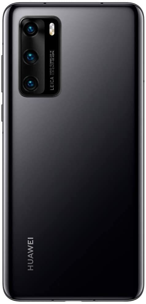 Huawei P40 5G, Dual Hybrid SIM, 128GB, Black - International Version (Factory Unlocked Smartphone, ANA-NX9)