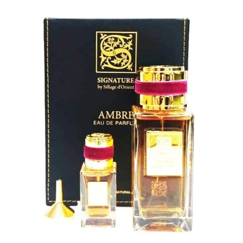 Signature Ambre Gift Set: Eau De Parfum 100ml + Miniature Perfume 15ml