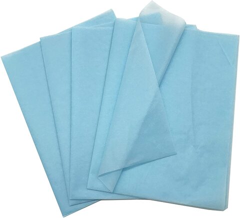 Red Dot Gift 50 Sheets Light Blue Color Tissue Paper Gift Wrapping DIY Tissues 50 * 70cm 17 Grams, Acid Free, Art And Paper Projects, T-Shirt Wrap (Light Blue, 50 * 70cm)