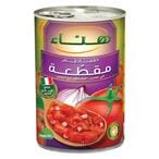 Buy Hanaa Chpdped Tomatos In Tomato Juice With Onion 400g in Saudi Arabia