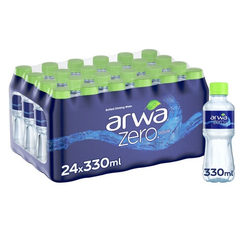Arwa Water Zero Sodium 330ml &times;24