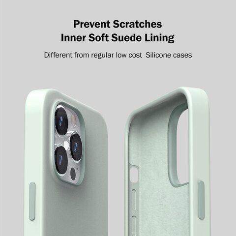 VRS Design Milky Bow Designed For iPhone 14 Pro Case Cover Silicone - Stormblue