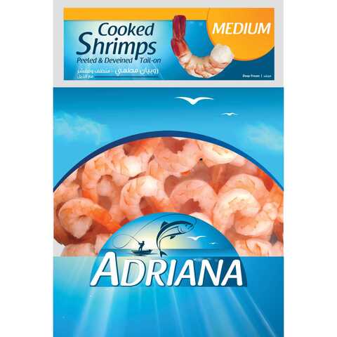 Buy Adriana Cooked Medium Shrimps 400g in UAE