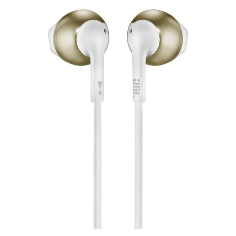 JBL Tune 205BT Wireless In-Ear Headphones with  Deep Powerful Pure Bass and 6H Battery White/Go