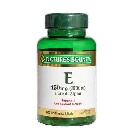 Nature&#39;s Bounty Vitamin E 60 Rapid Release SoftGels