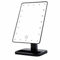 Generic 180-Degree Rotating Adjustable Touch Screen Makeup Mirror Black