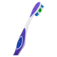Colgate 360 Medium Toothbrush With Tongue Cleaner Multi Pack 2 Pcs
