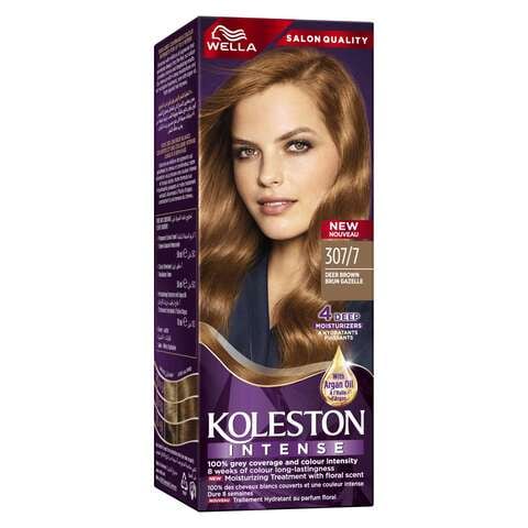 Wella Koleston Hair Colour Cream 307.7 Deer Brown 100ml