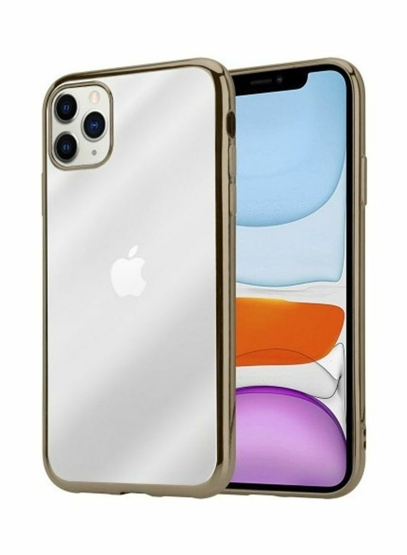 Buy Hicool Protective Case Cover For Apple Iphone 12 Pro Max Gold Clear Online Shop Smartphones Tablets Wearables On Carrefour Uae