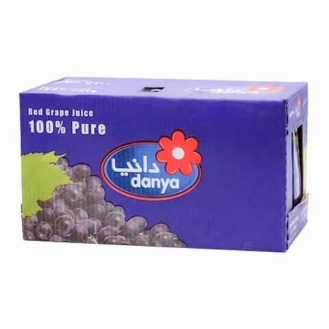 اشتري دانيا عصير عنب أحمر 1 لتر × 10 في السعودية