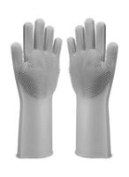 Buy Generic Silicone Dishwashing Glove Grey 34 X 15Centimeter in Saudi Arabia