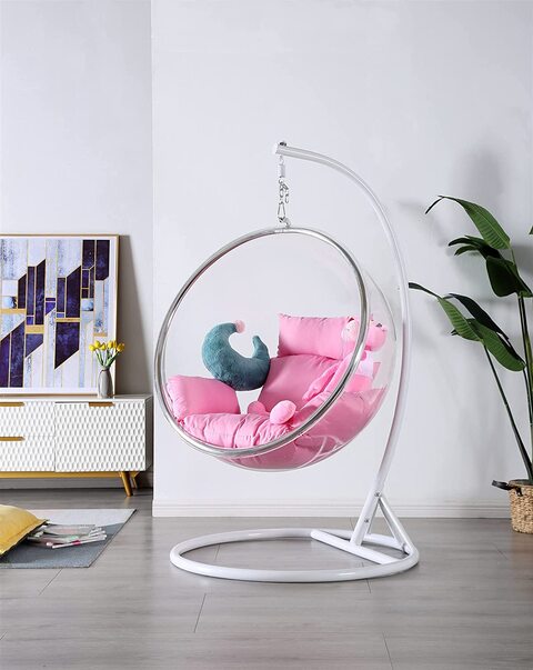 Pink best sale bubble chair