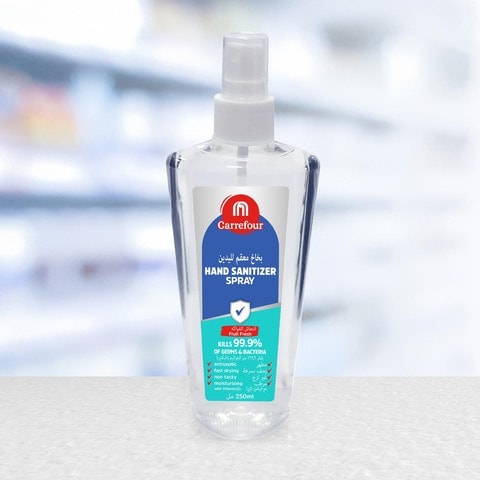 Carrefour Fruit Fresh Hand Sanitizer Spray Clear 250ml