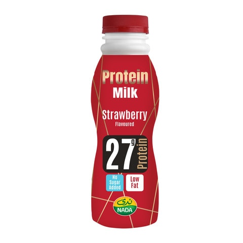 Buy Nada Strawberry Protein Milk 320ml in Saudi Arabia