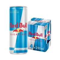 Red Bull Energy Drink Sugar Free 250ml Pack of 4