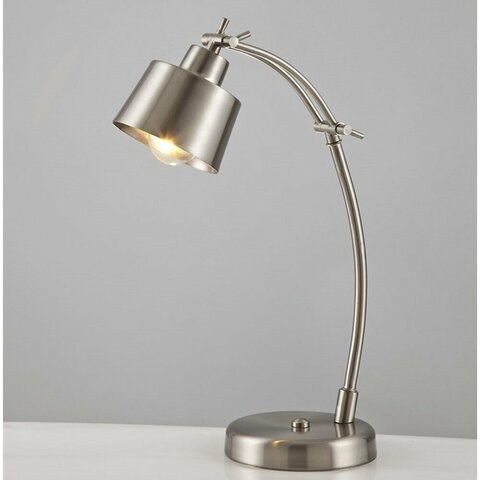 Avonni HML-9074-M2-N Nickel Plated Desk Lamp, Bedside Table Lamp, Desk Lamp