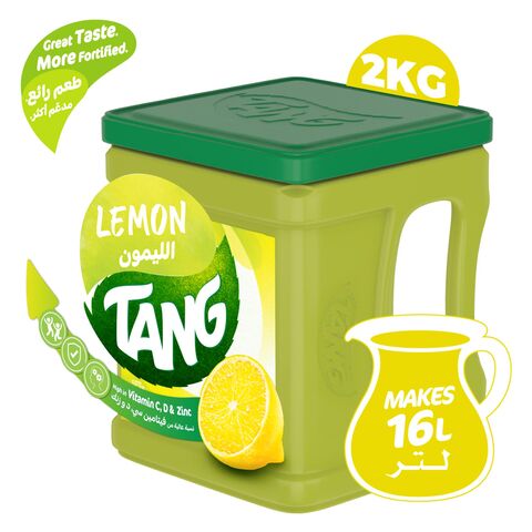 تانج مسحوق شراب الليمون عبوة كبيرة تصنع 16 لتر، 2كج