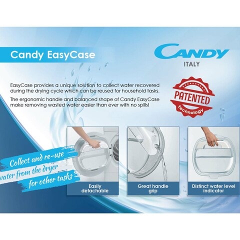 Candy Rapid O Heat Pump Dryer 11kg - ROE H11A2TCER-19 - Heat Pump - Anthracite - WiFi+BT