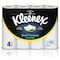 Kleenex Viva Multi-Purpose Ultra Absorbent Kitchen Towel Rolls White 40 Sheets 4 Rolls
