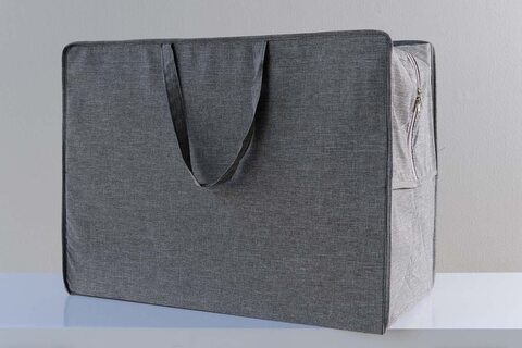 Pan Emirates Elsie Storage Bag Light Grey 60X30X45cm