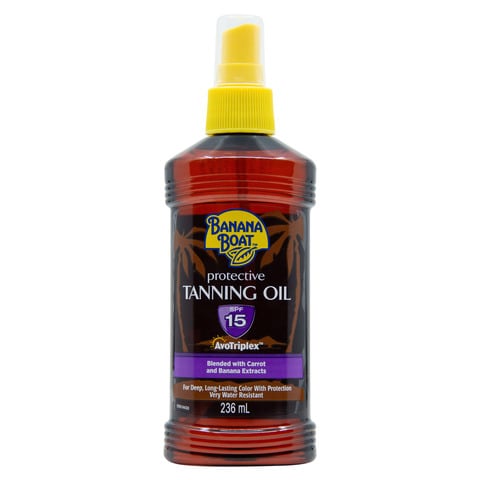 Banana Boat Protective Tanning Oil SPF15 236ml Clear