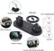 SKY-TOUCH 6 in 1 Multi-Function Charging Stand, Wireless Charger/Charger Dock for Phone iWatch and Airpods, All in One Charging Dock Compatible for IOS/Android - Black