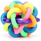 Buy Generic Pet Dog Puppy Colorful Soft Bell Plastic Ball Durable Fetch Chew Pet Dog Toy-Mz2636 in UAE