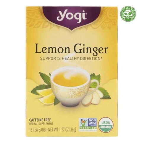 Yogi Lemon Ginger Tea 36g