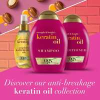 OGX Shampoo Strength &amp; Length+ Keratin Oil New Gentle and PH Balanced Formula 385ml