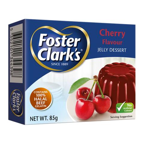 Buy Foster Clarks Jelly Dessert Cherry Flavor 80g in Saudi Arabia