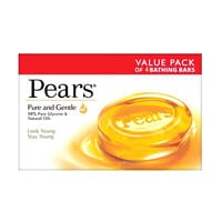 Pears Pure And Gentle Bathing Bar 125g Pack of 4