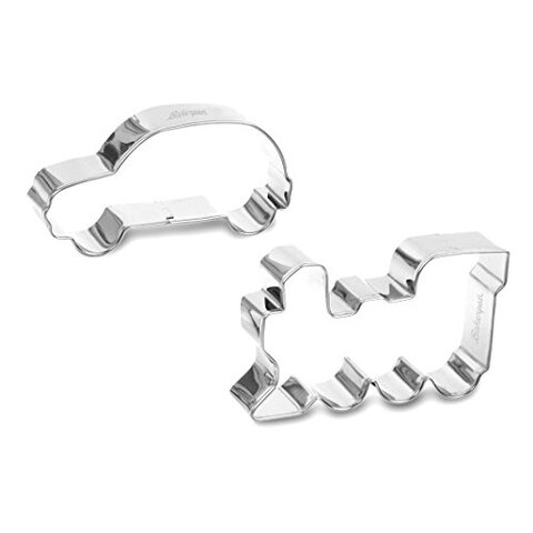 Generic Stainless Steel Cookie Cutter Locomotive Train &amp; Car Set
