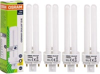 Osram Home Decorative High Quality and Durable 13 Watts 4 Pin Day Light CFL Bulb (Pack of 4) - White