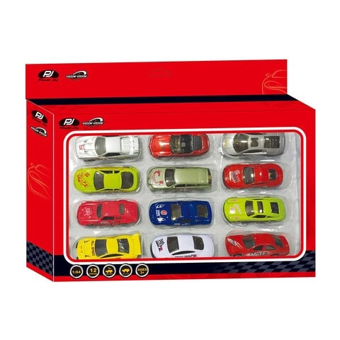Power Joy Vroom Vroom Diecast Car GTC8431 Multicolour Pack of 12