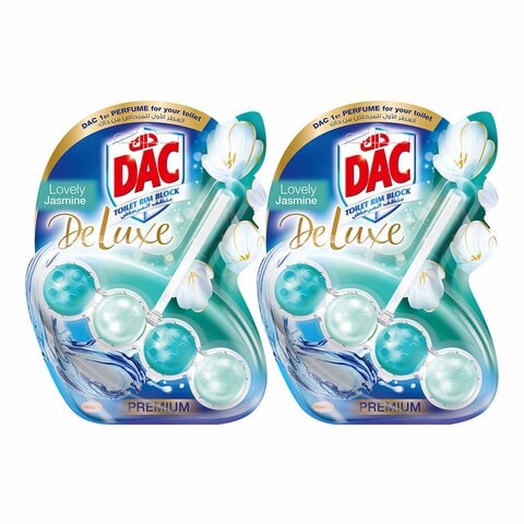 DAC Deluxe Toilet Rim Block Lovely Jasmine 50g Pack of 2 price in UAE ...