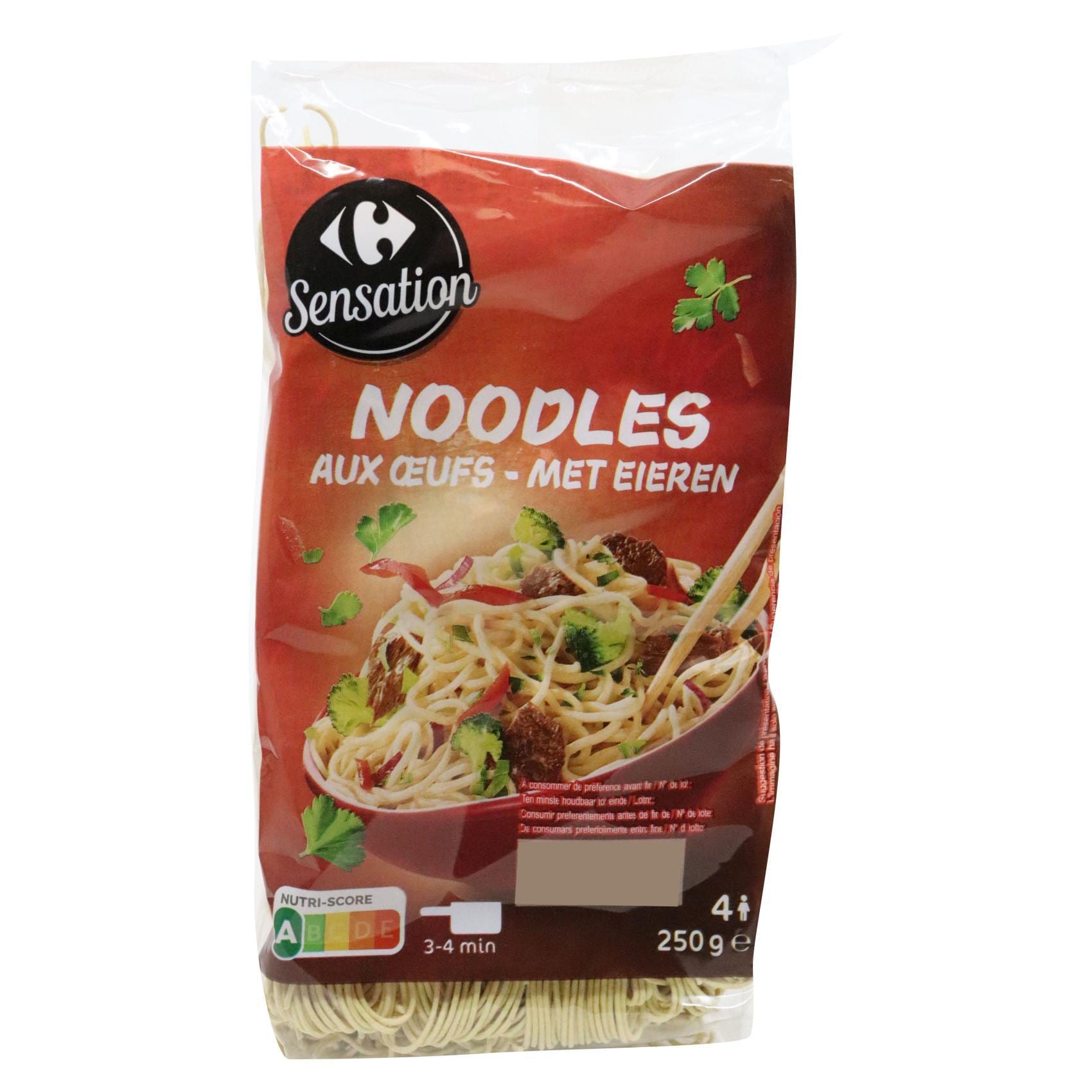 Buy Carrefour Sensation Chinese Noodles 250g Online Shop Food