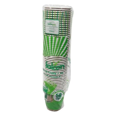 Buy Falcon Paper Cup With Handle 7oz 50pcs Online - Shop on Carrefour UAE