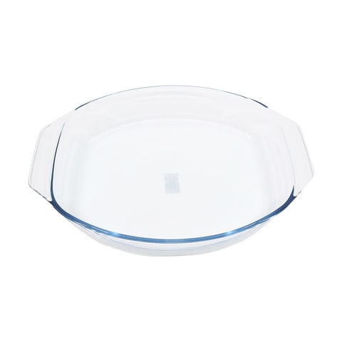 Pyrex Optimum Glass Oval Roaster Clear 4L