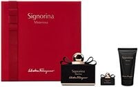 Salvatore ferragamo Women&#39;s Signorina Misteriosa Eau De Parfum Spray, 50 ml, Body Lotion, 50 ml, Bath &amp; Shower Gel, 50 ml Gift Set