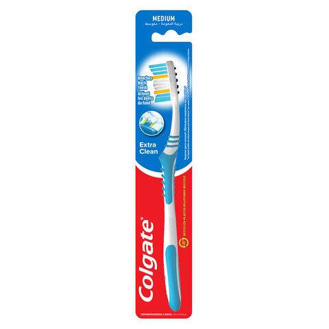 Buy Colgate Extra Clean Toothbrush Medium in Saudi Arabia