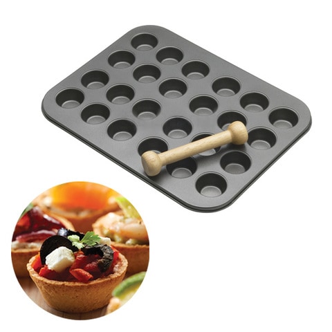 MasterClass Mini Tartlette Pan with Pastry Tamper
