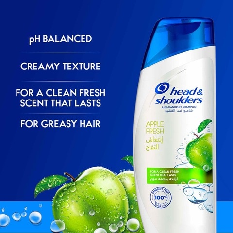 Head &amp; Shoulders Apple Fresh Anti-Dandruff Shampoo for Greasy Hair 200ml