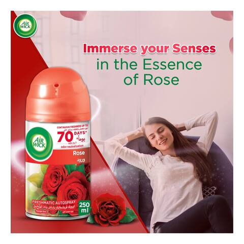 Recharge diffuseur Air Wick Fresh Matic roses d'été 250 ml