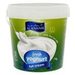 Buy Al Rawabi Full Cream Fresh Yoghurt 1kg in UAE