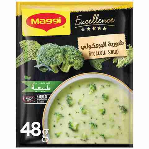 Buy Maggi Excellence Broccoli Soup 48g in UAE