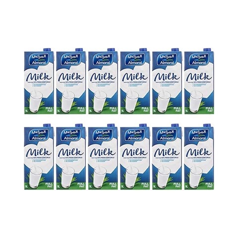 Almarai Milk Full Fat 1 Liter 12 Pieces