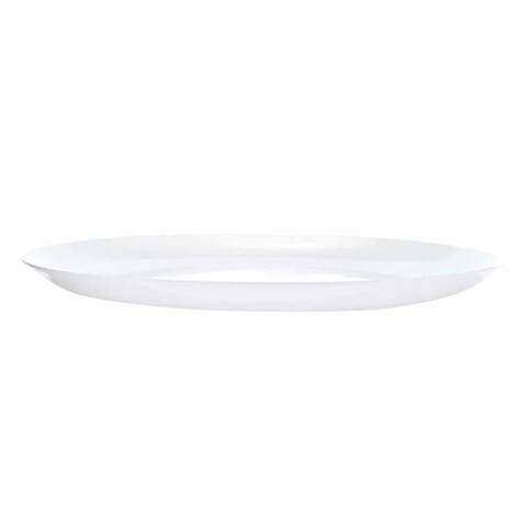 Luminarc Diwali Opal Glass Dinner Plate White 27cm