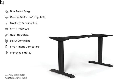 Custom sit stand deals desk