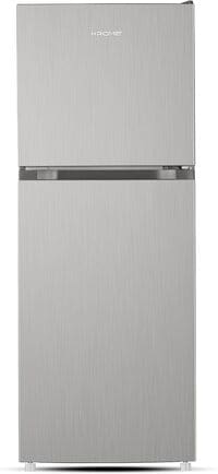 KROME 260L Double Door Top Mounted Refrigerator With Multi Air Flow System, No-Frost Cooling With Electronic Touch Temperature Control, Door Alarm, Big Twist Ice Maker, Silver - KR-RFF 260SM