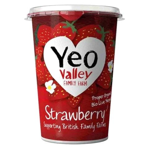 Buy Yeo Valley Strawberry Yoghurt 450g in UAE